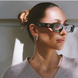 Anine Bing Black Sunglasses
